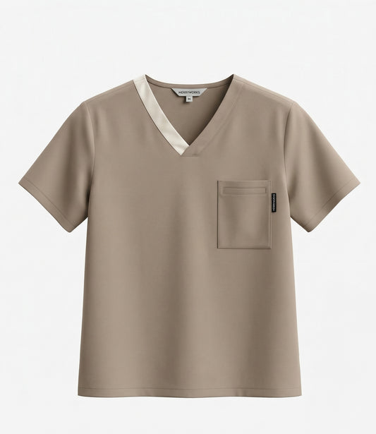 Merryworks One Pocket Scrub Top