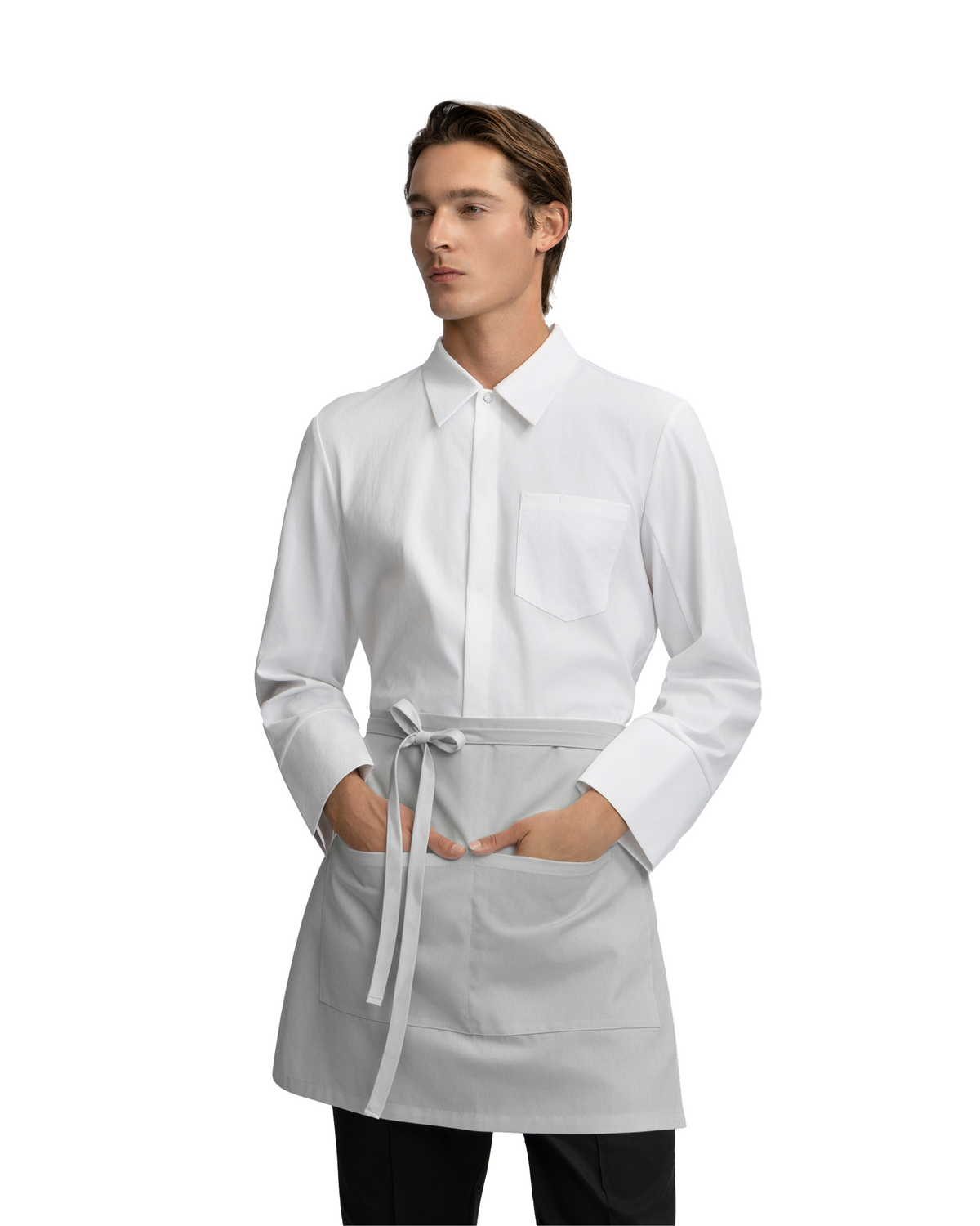 Sheenfon Chef Apron with 3 Pockets and Extra Ties