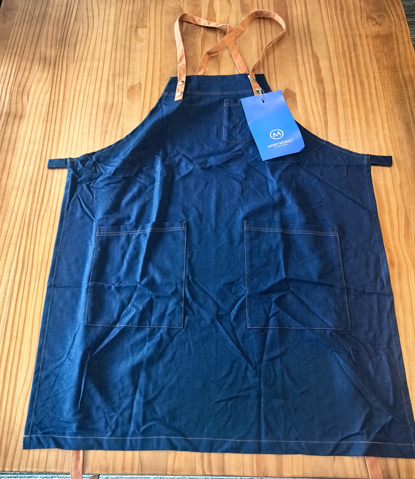 Merryworks Denim-Look Apron