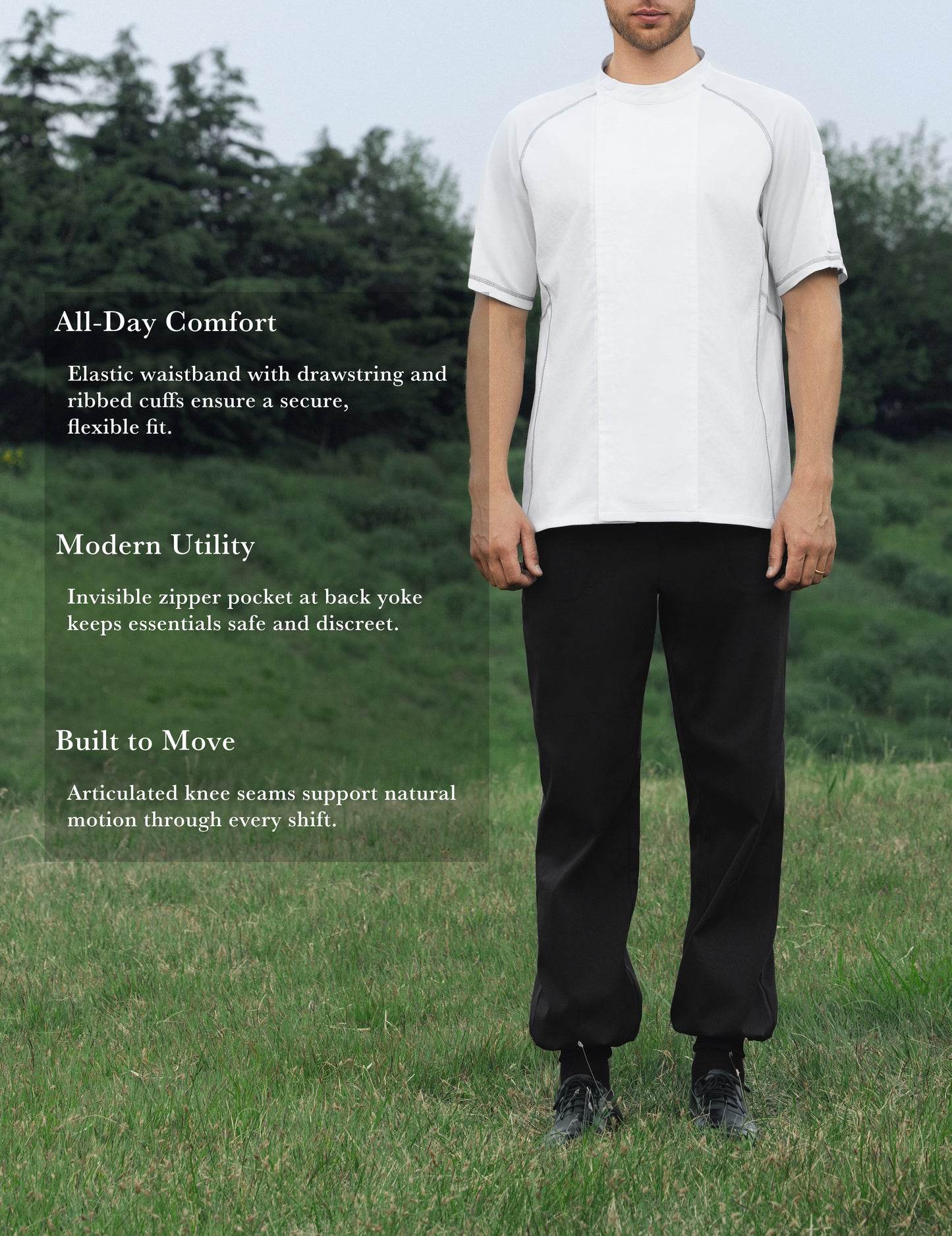 Sheenfon Lido Men’s Chef Jogger Pants