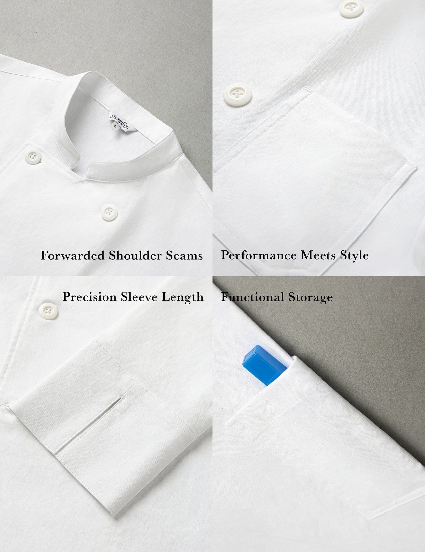 Sheenfon Saturn Men’s Chef Coat