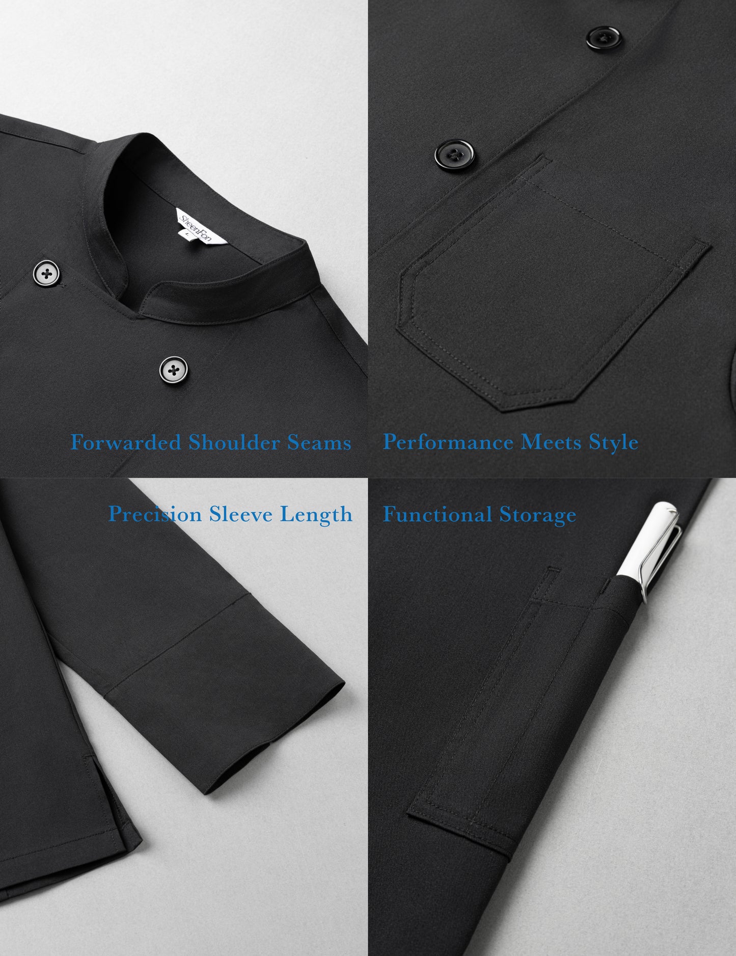 Sheenfon Saturn Men’s Chef Coat