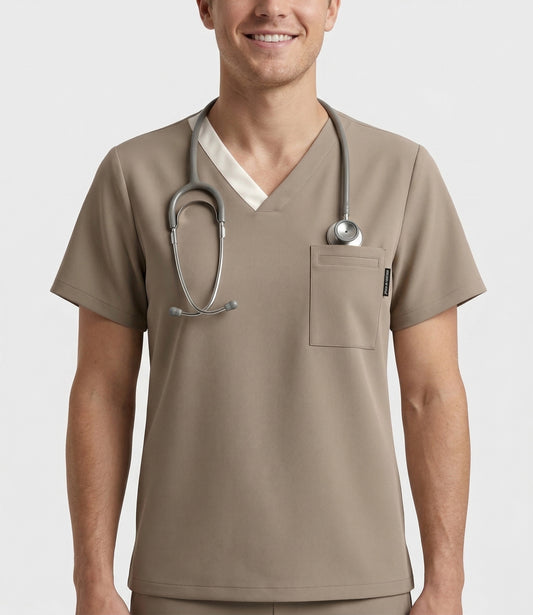 Merryworks One Pocket Scrub Top