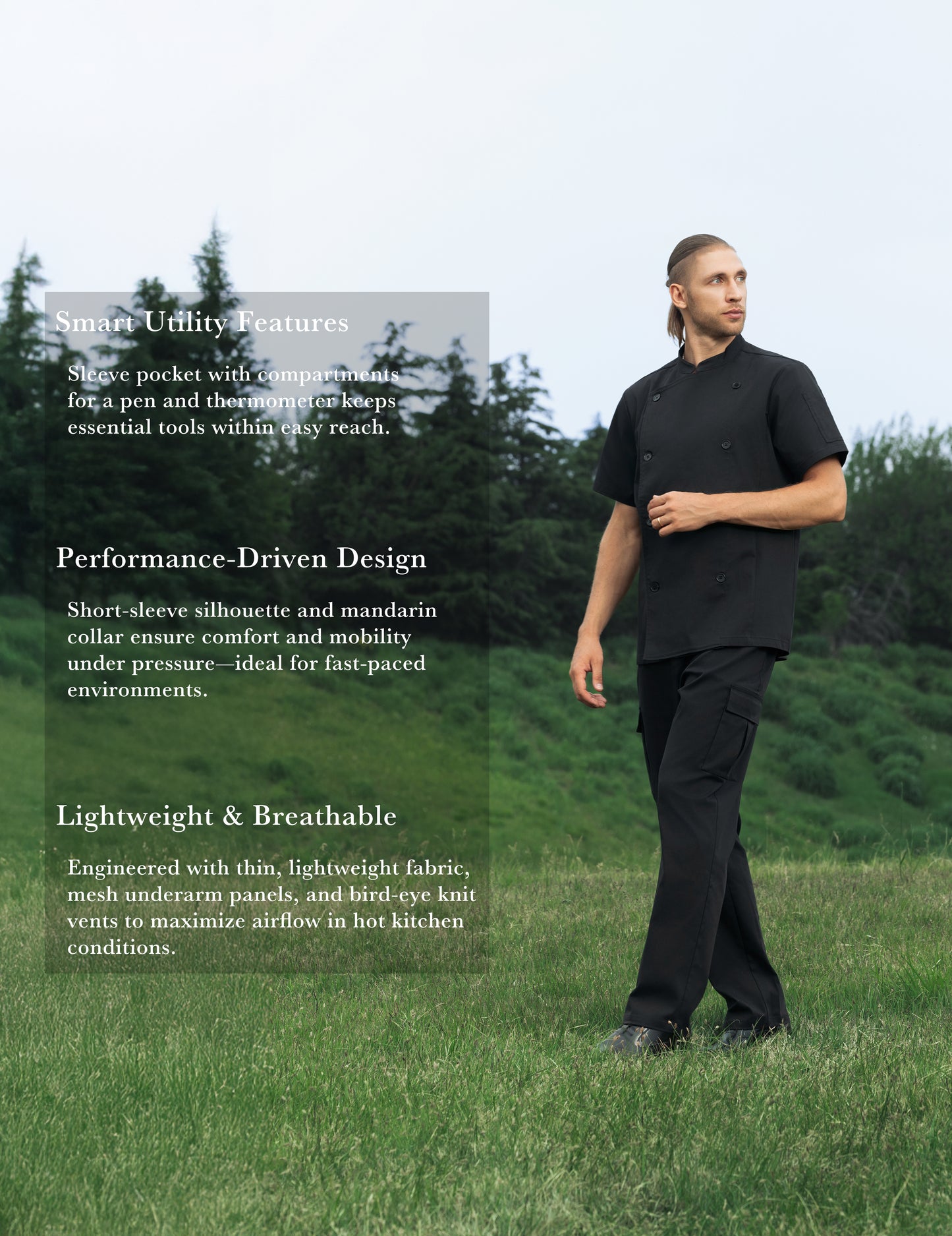 Sheenfon Castor Men’s Chef Coat