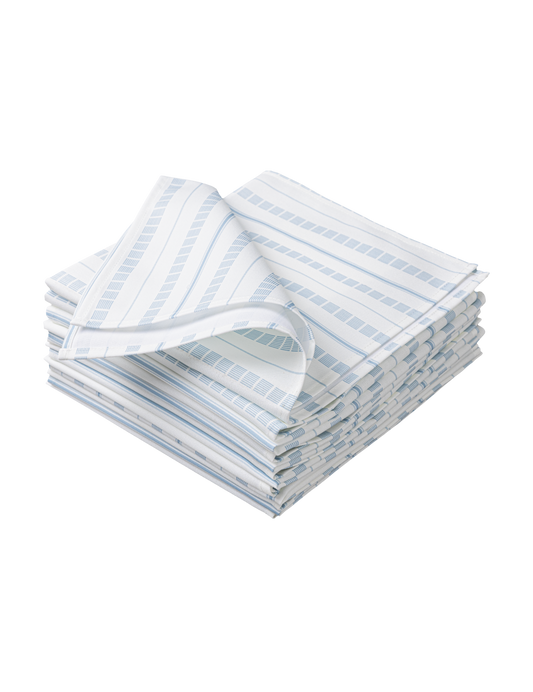 Sheenfon Polyester Printed Pattern Napkins, Set of 12