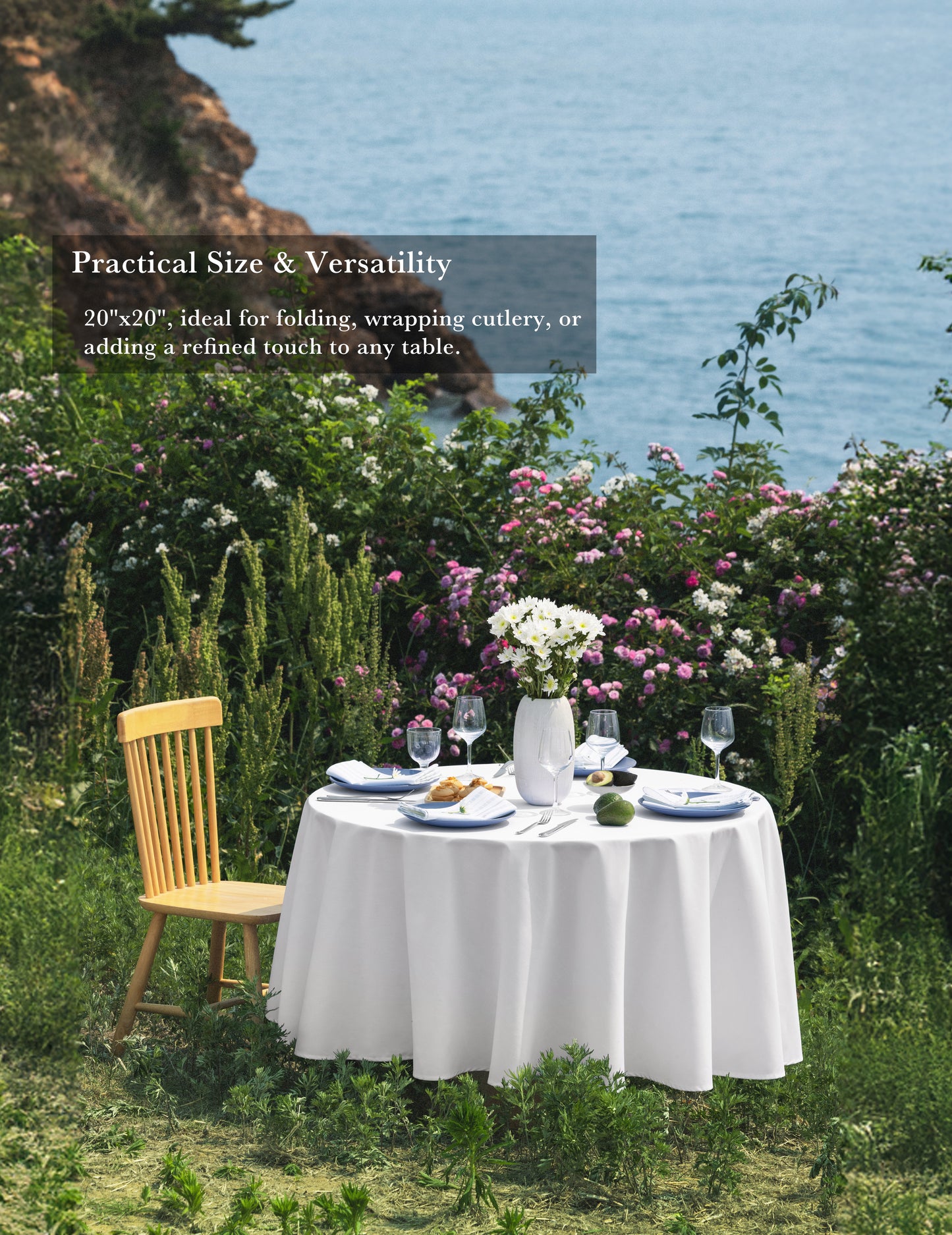 Sheenfon Polyester Printed Pattern Napkins, Set of 12