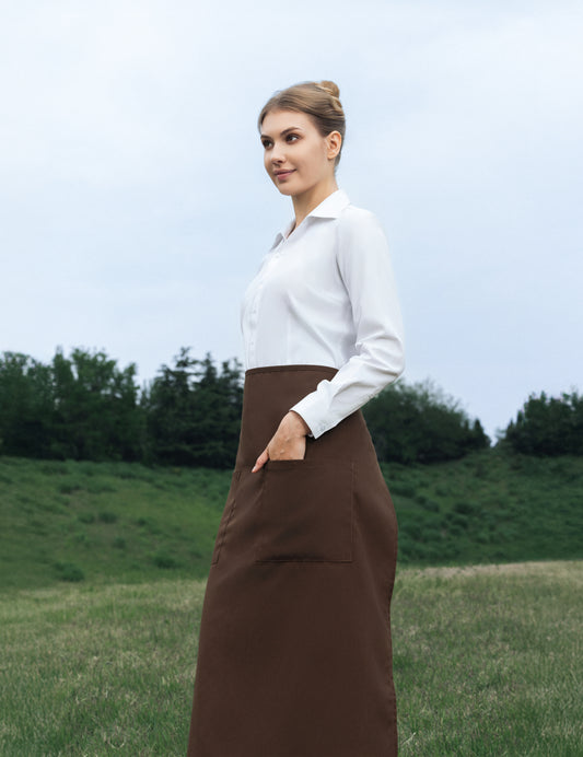 Sheenfon Bistro Waist Apron with Dual Pockets