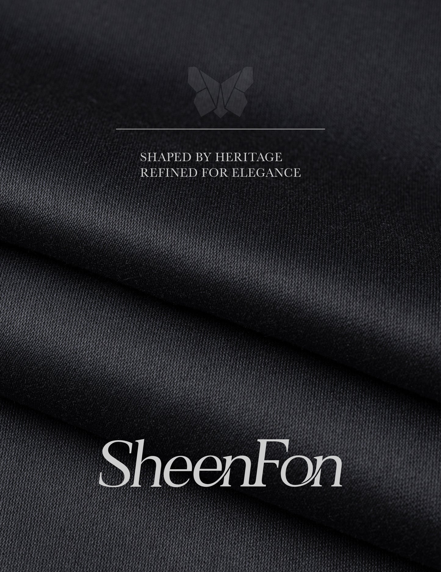 Sheenfon CVC Cloth Napkins – Plain Satin & Satin Band Designs, Set of 12