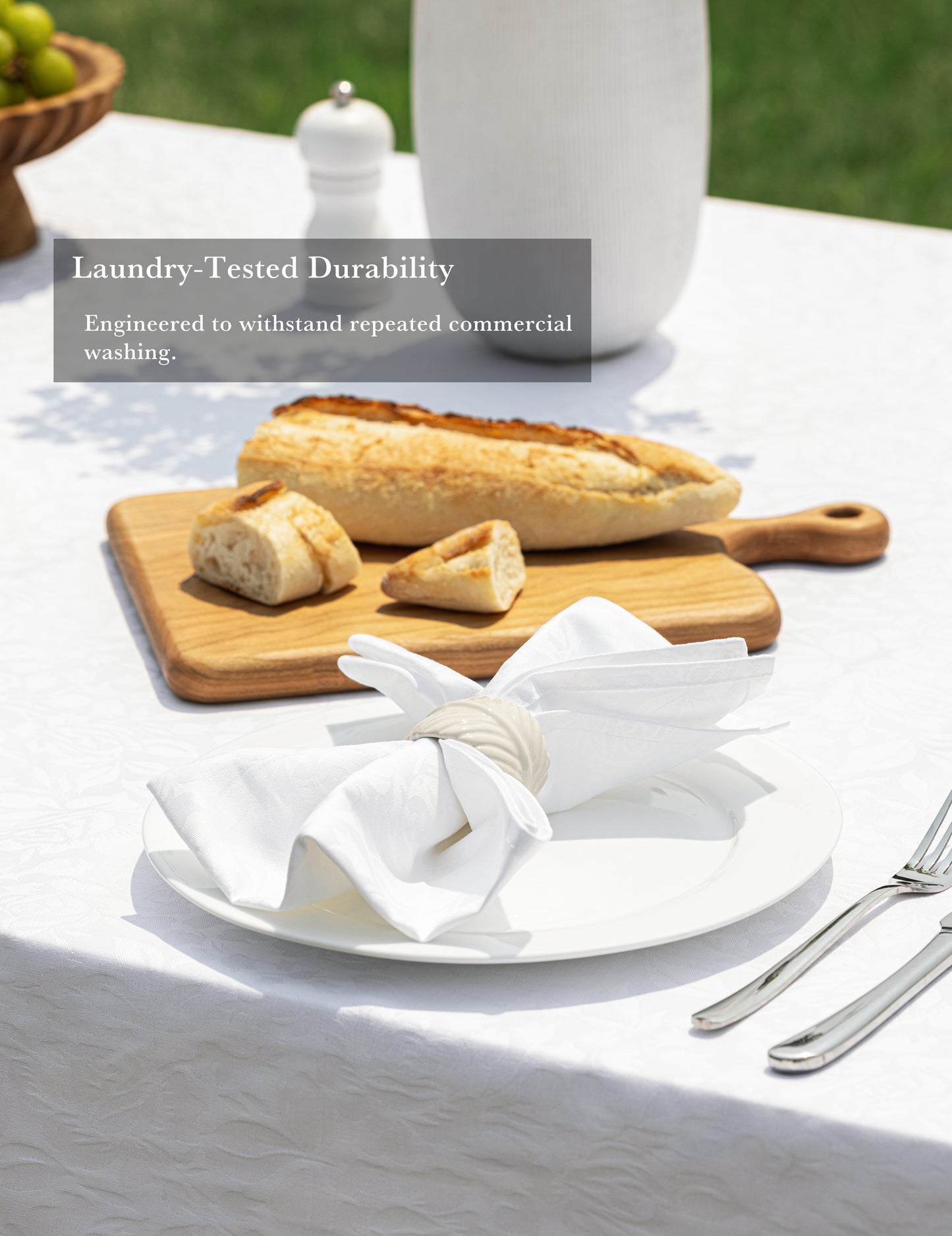 Sheenfon Luxury 100% Cotton Napkin, J-Rose Weave –  Set of 12