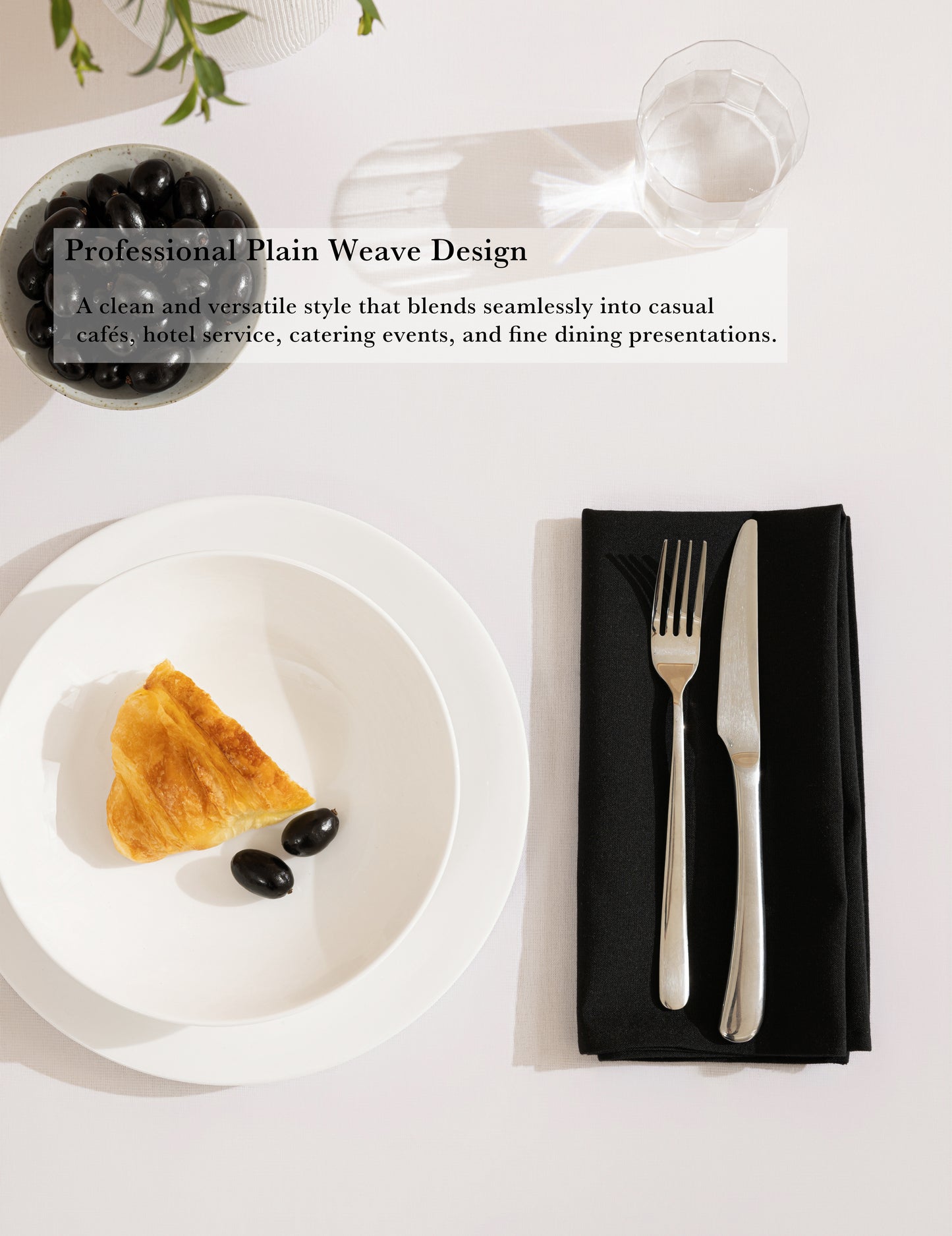 Sheenfon 100% Polyester Cloth Napkins, Set of 12