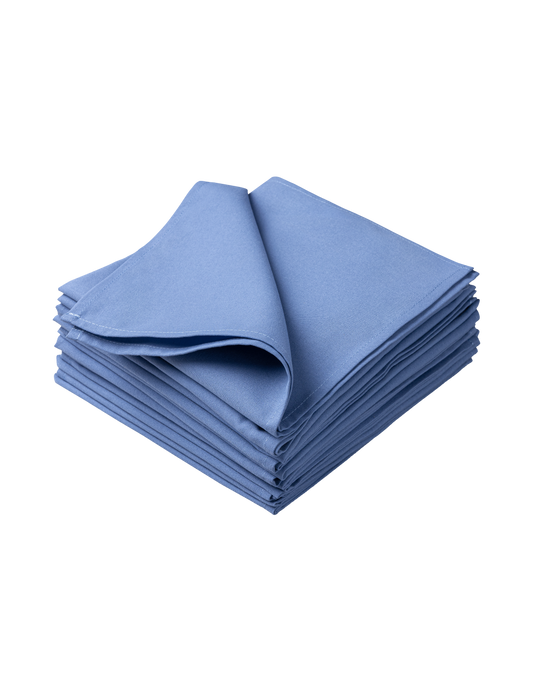 Sheenfon Solution-Dyed 100% Polyester Cloth Napkins, Set of 12