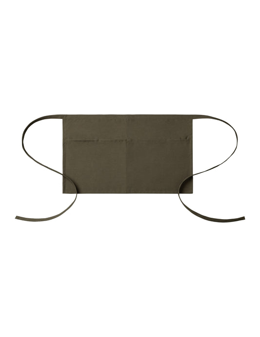 Sheenfon Half Waist Apron with Split Front Pockets