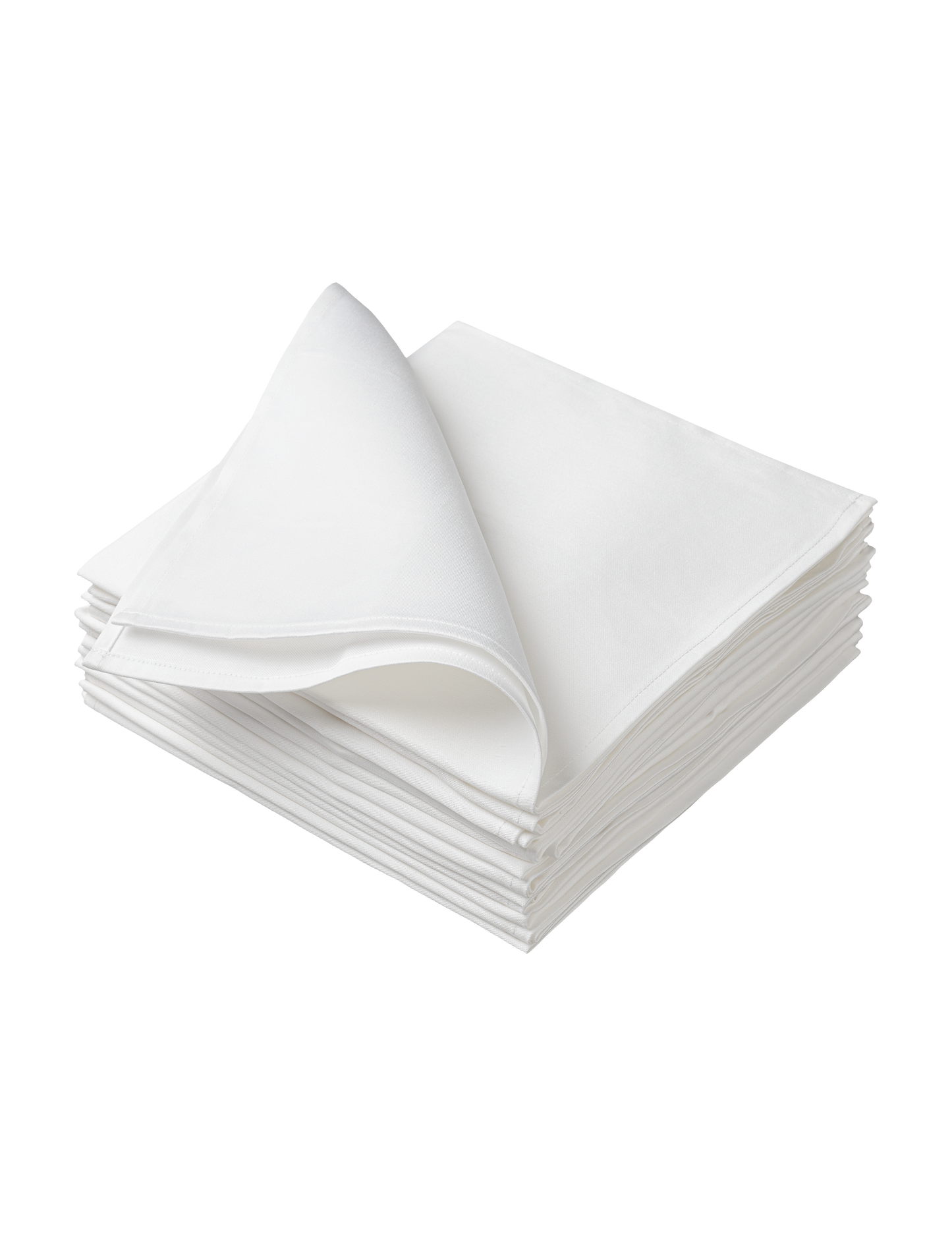 Sheenfon 100% Cotton Cloth Napkins – Satin Weave & Satin Band Design, Set of 12