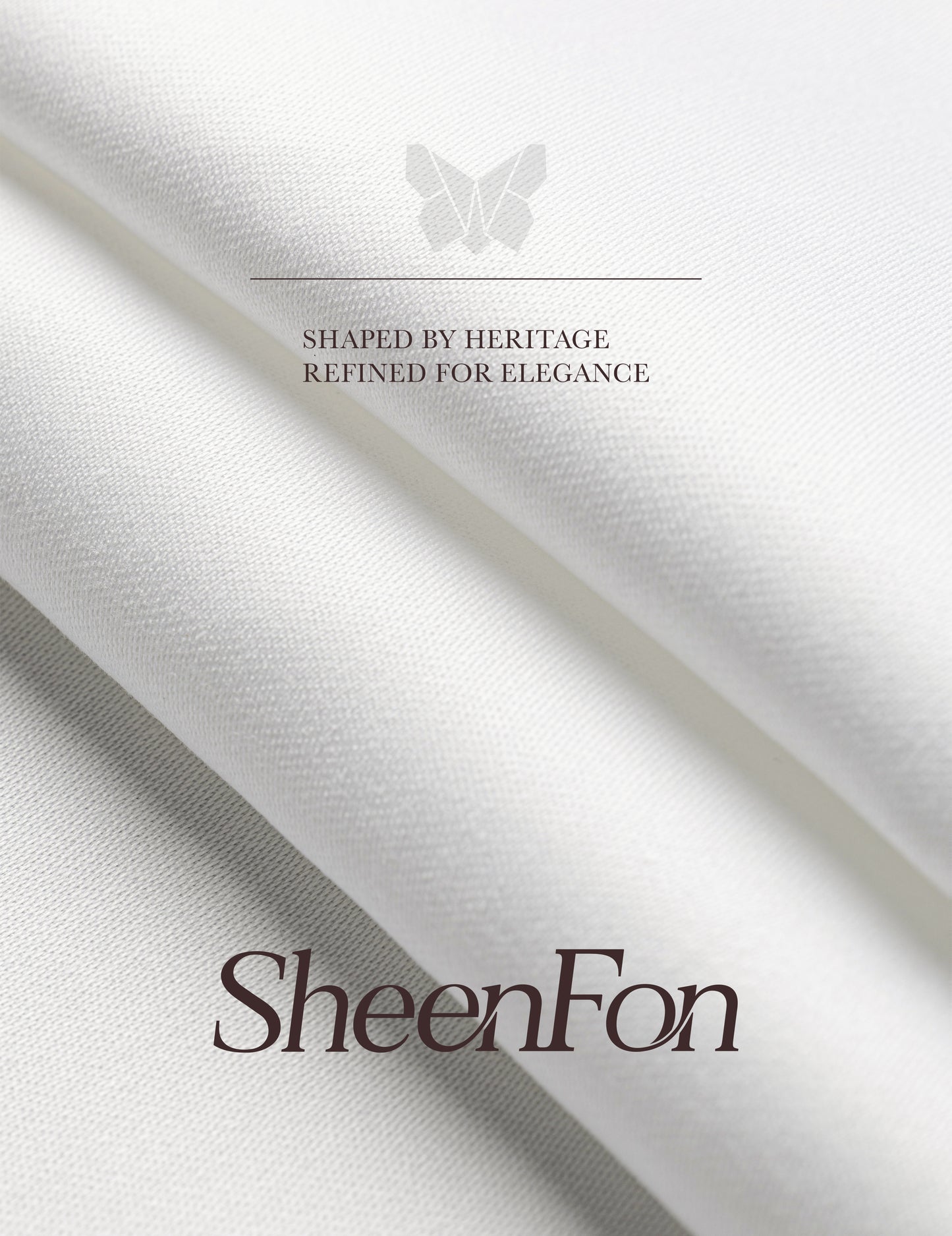 Sheenfon 100% Cotton Cloth Napkins – Satin Weave & Satin Band Design, Set of 12